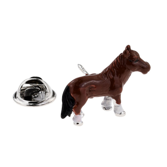 Shire Horse Design Lapel Pin Badge
