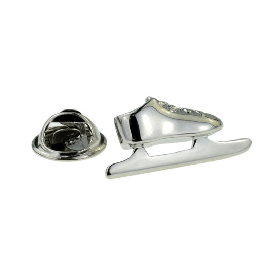 Ice Skating Boot Design Lapel Pin Badge