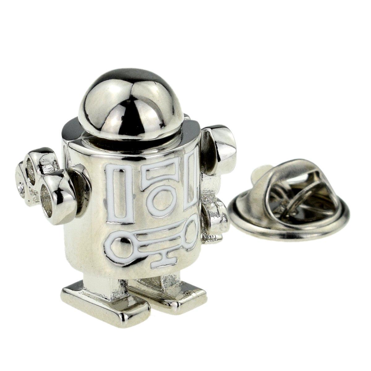 Articulated Moving parts Sci Fi Robot Lapel Pin Badge