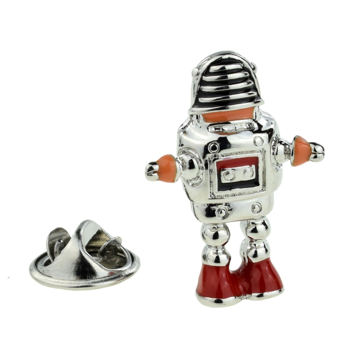 Sci Fi Coloured Robot lapel Pin Badge