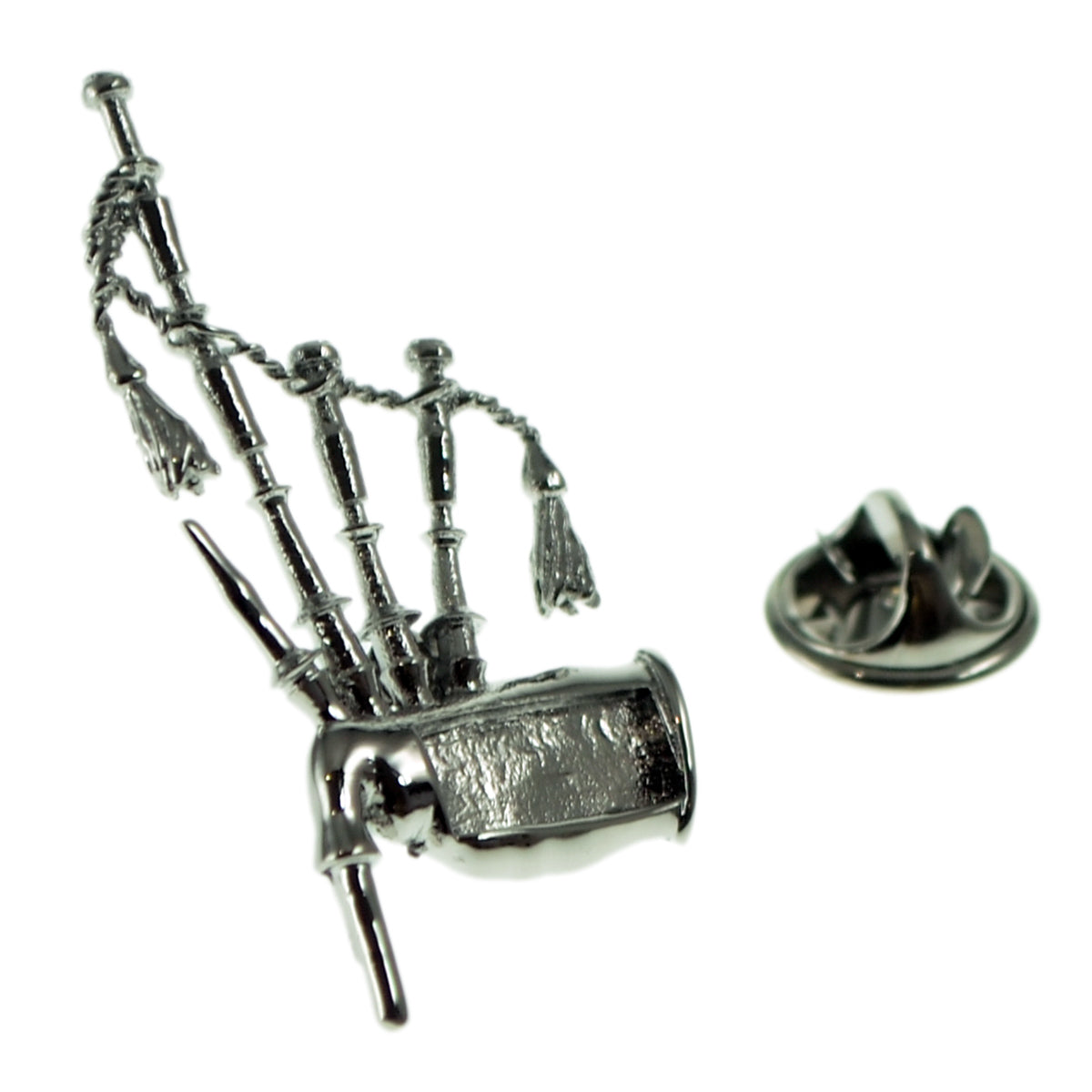 Bagpipe Lapel Pin Badge with Recess for Own design / doming