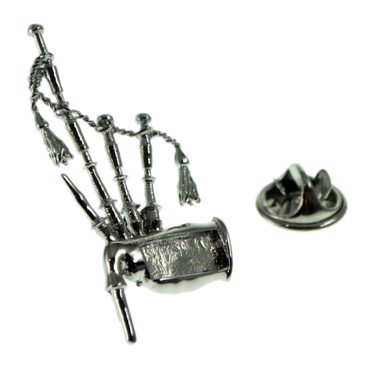 Bagpipe Lapel Pin Badge with Recess for Own design / doming