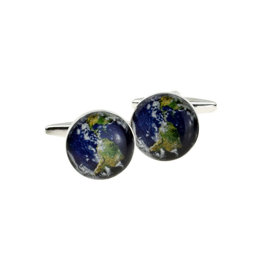 Planet Earth Cufflinks | Ashton and Finch