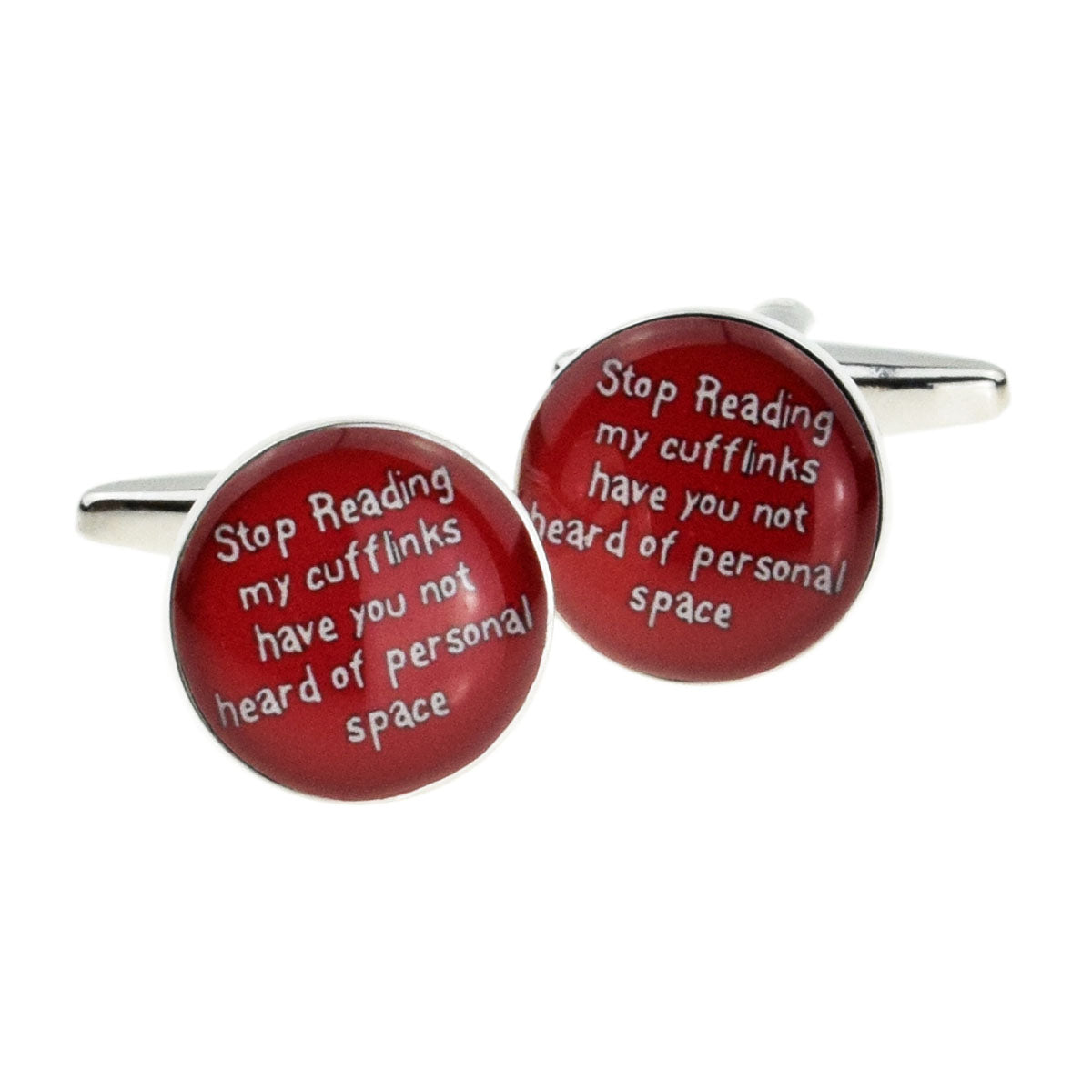 Stop Reading My Cufflinks Cufflinks | Ashton and Finch