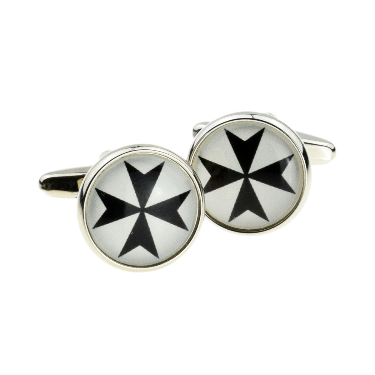 Maltese Cross Style Cufflinks | Ashton and Finch