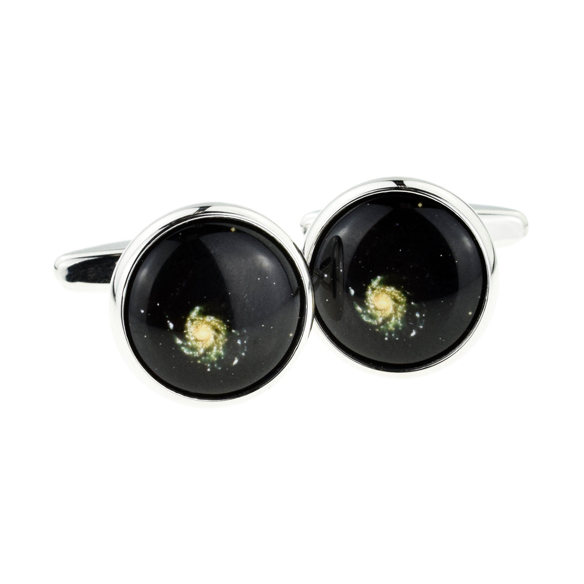 Milky Way Spiral Galaxy Cufflinks | Ashton and Finch