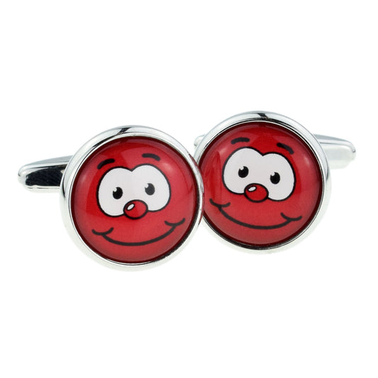 Red Funny Face Cufflinks | Ashton and Finch