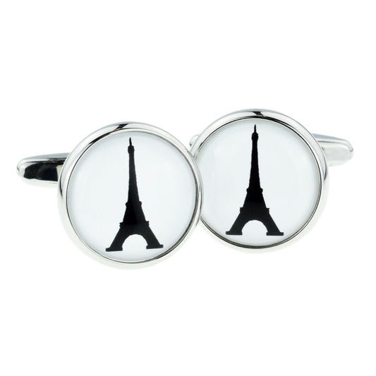 Eiffel Tower Silhoutte Cufflinks | Ashton and Finch