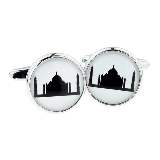Taj Mahal Silhouette Cufflinks | Ashton and Finch