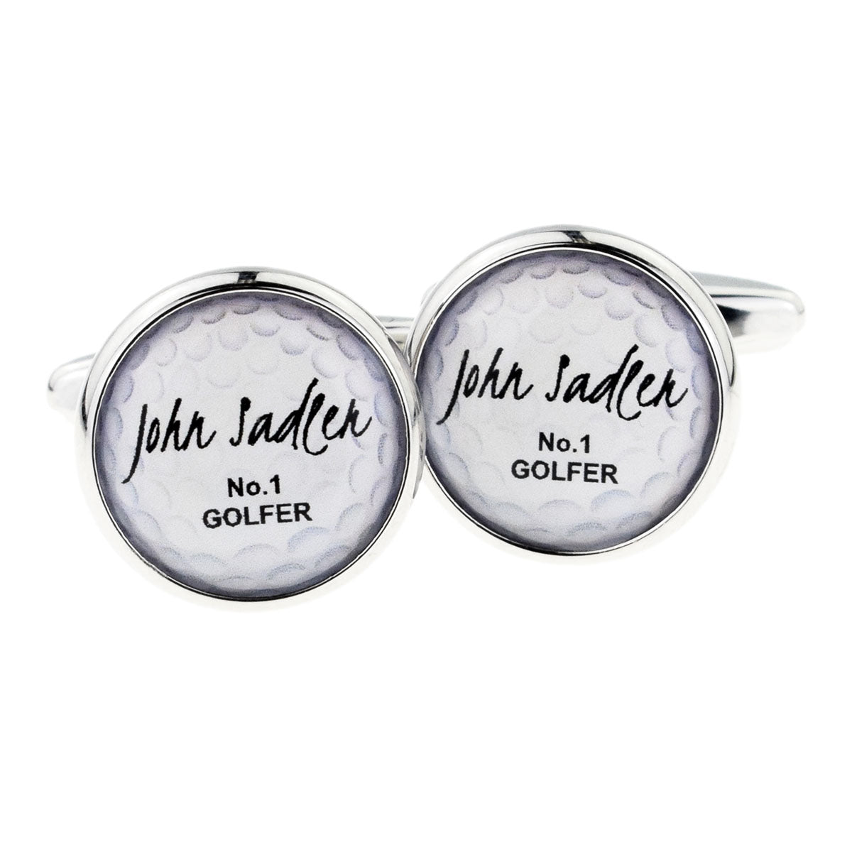 Bespoke Personalised Number No1 Golfer Cufflinks | Ashton and Finch