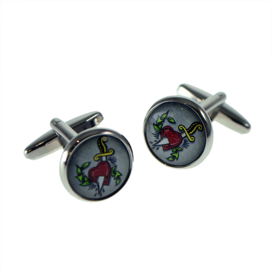 Dagger Through the Heart Cufflinks | Ashton and Finch
