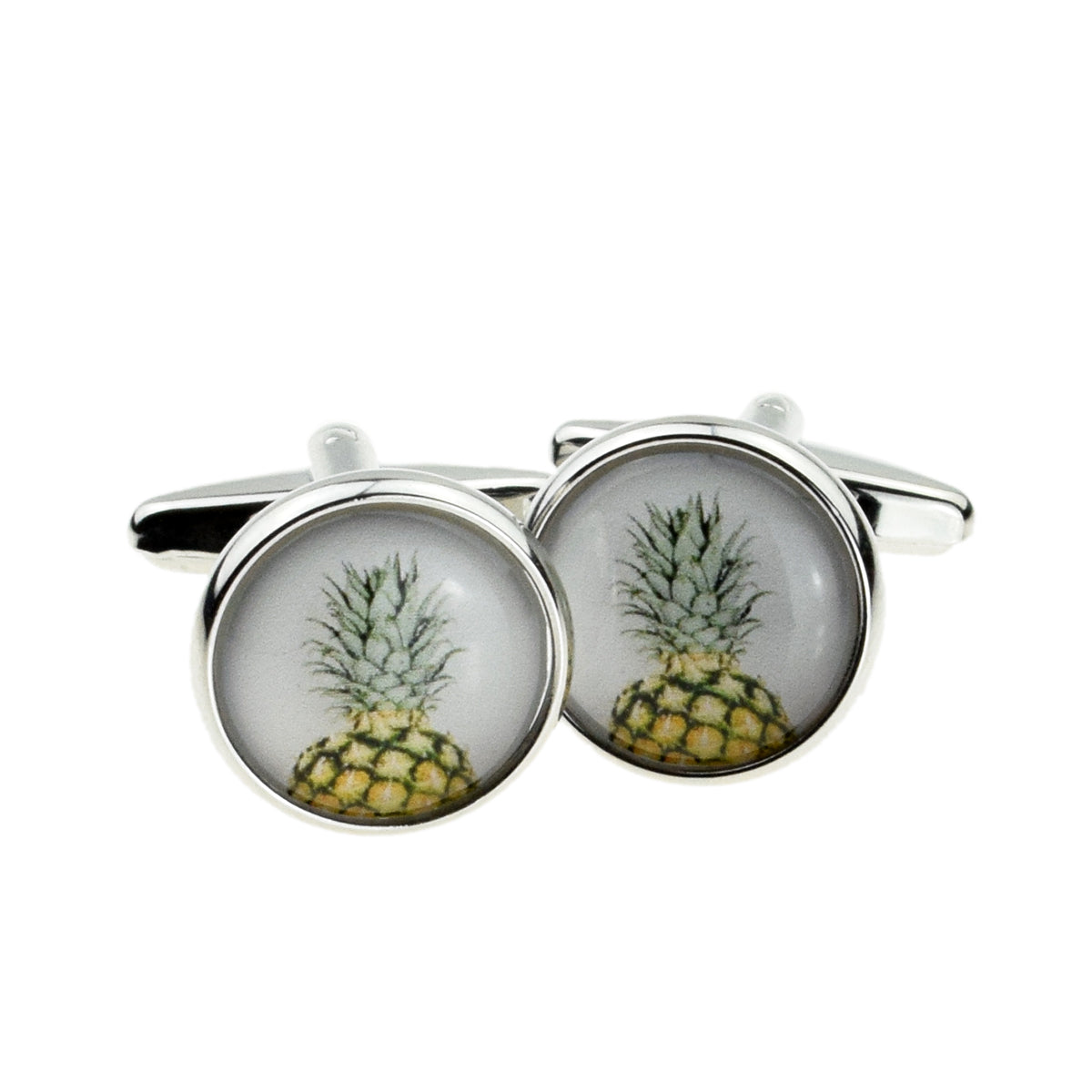 Pineapple Flower Design Cufflinks | Ashton and Finch