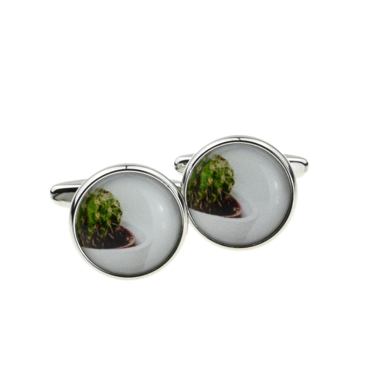 Spiky Ball Cactus Design Cufflinks | Ashton and Finch