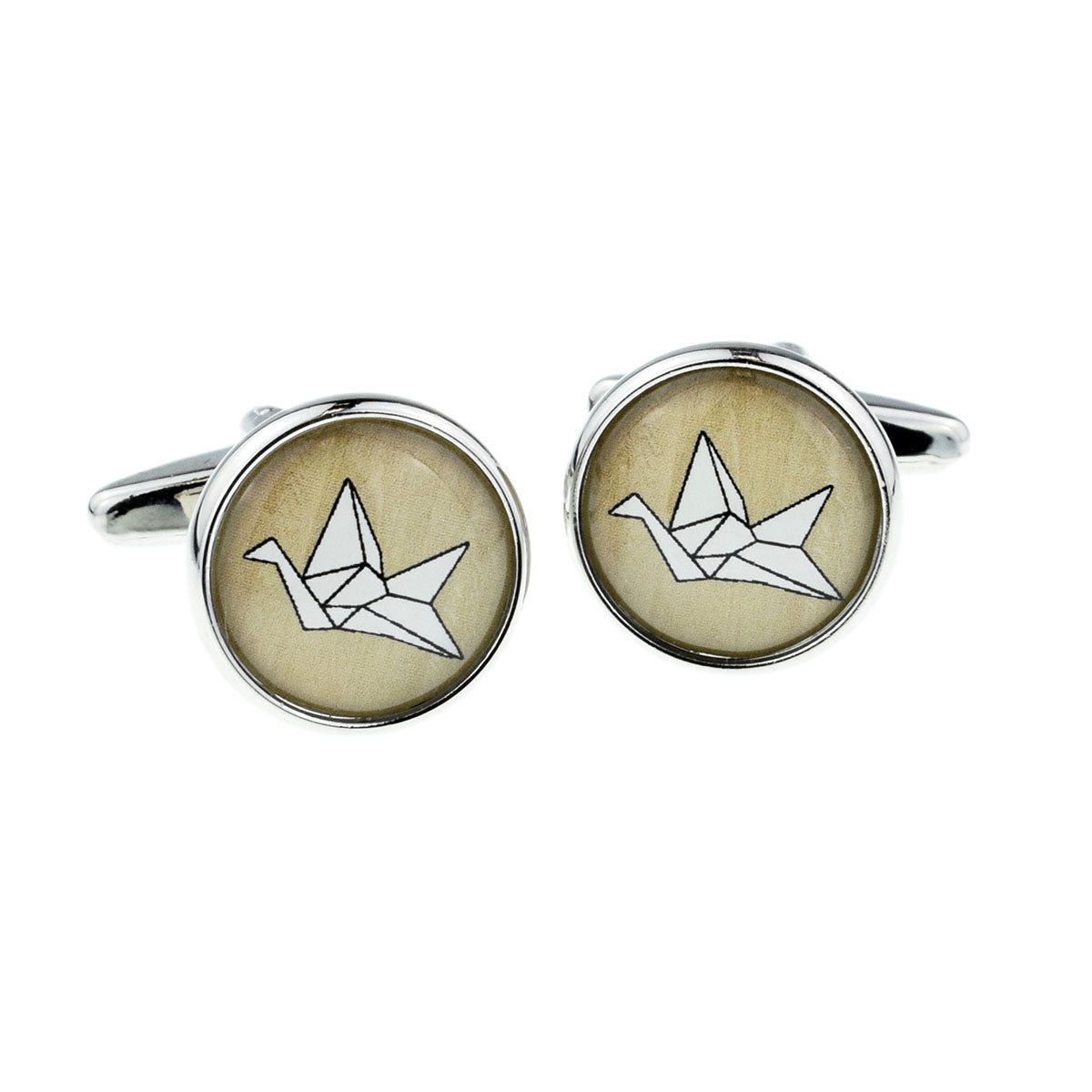 Origami Bird Design Cufflinks | Ashton and Finch