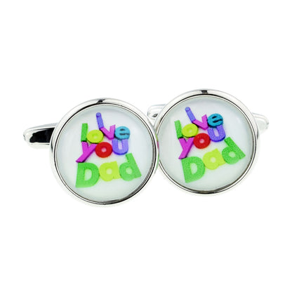 Fun I Love You Dad Cufflinks | Ashton and Finch