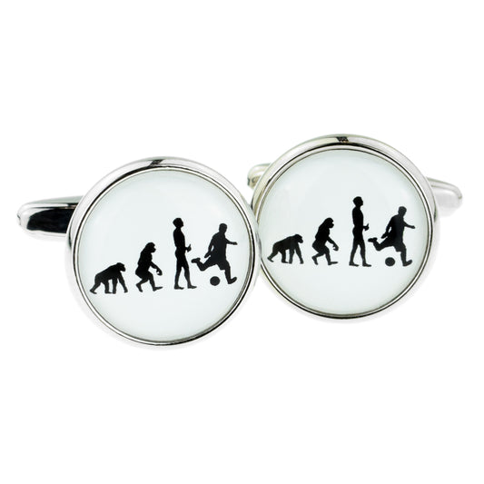 Evolution of a Footballer Cufflinks for a Football Player or Fan | Ashton and Finch