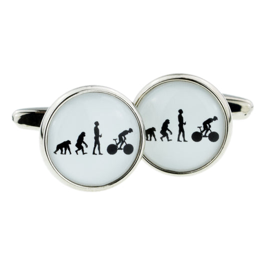 Evolution of a Cyclist Cufflinks | Ashton and Finch