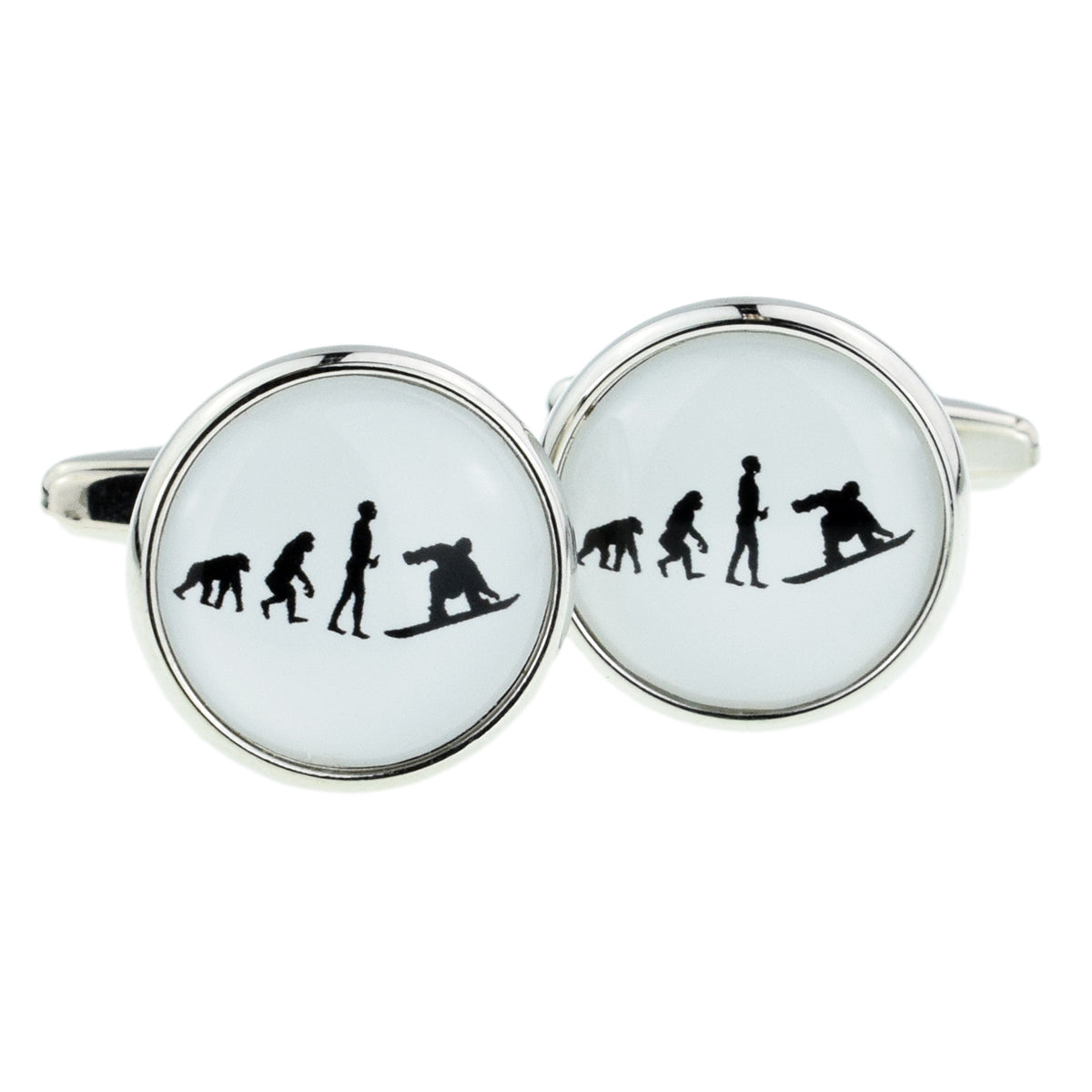 Evolution of a Snowboarder Cufflinks | Ashton and Finch