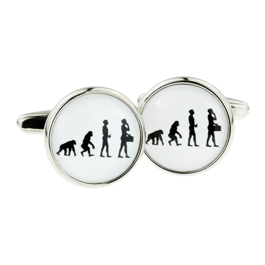 Evolution of an Office Worker Cufflinks | Ashton and Finch