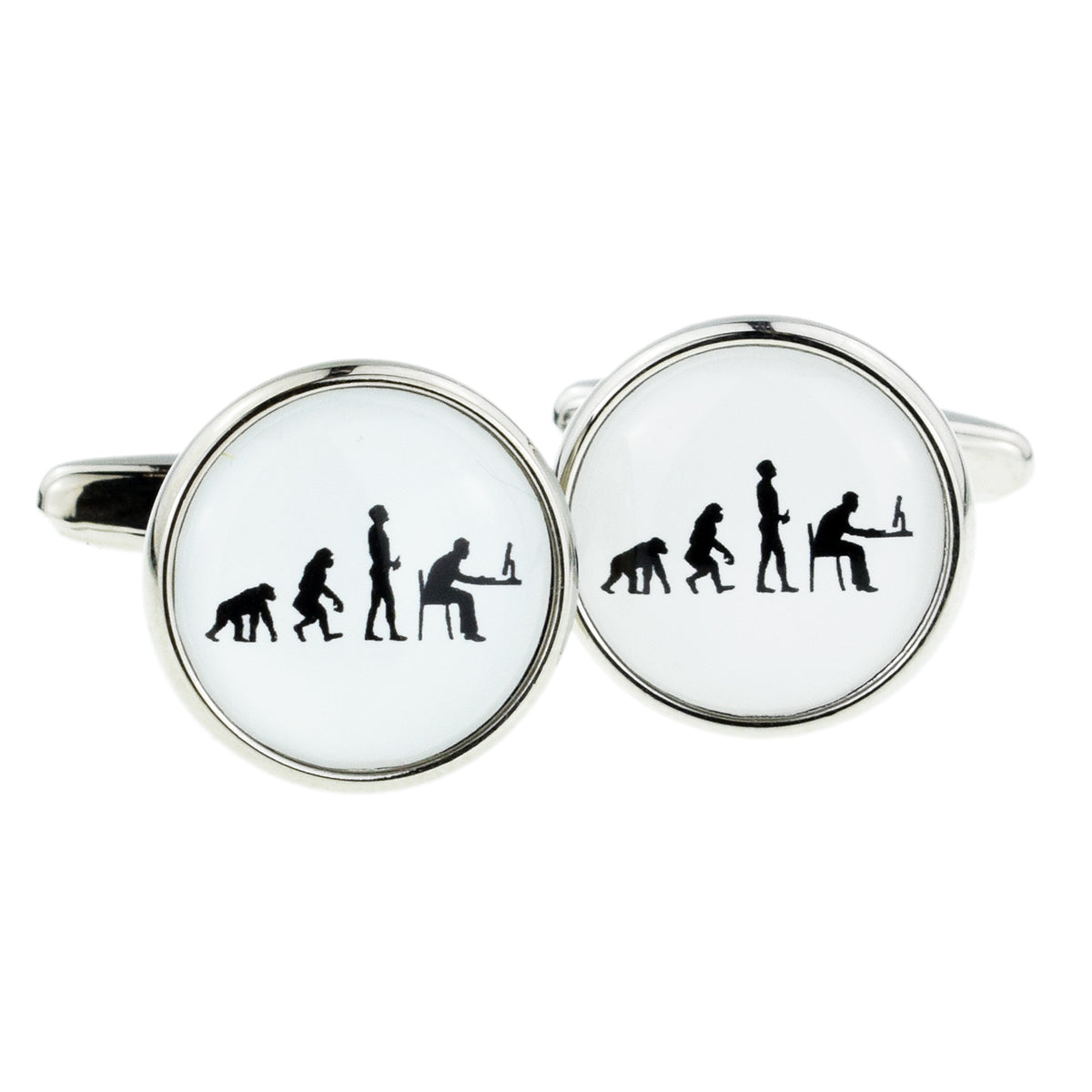 Evolution of a Computer Operator Cufflinks | Ashton and Finch