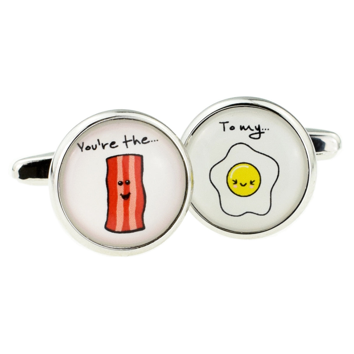 You're the Eggs to my Bacon Comedy Cufflinks | Ashton and Finch