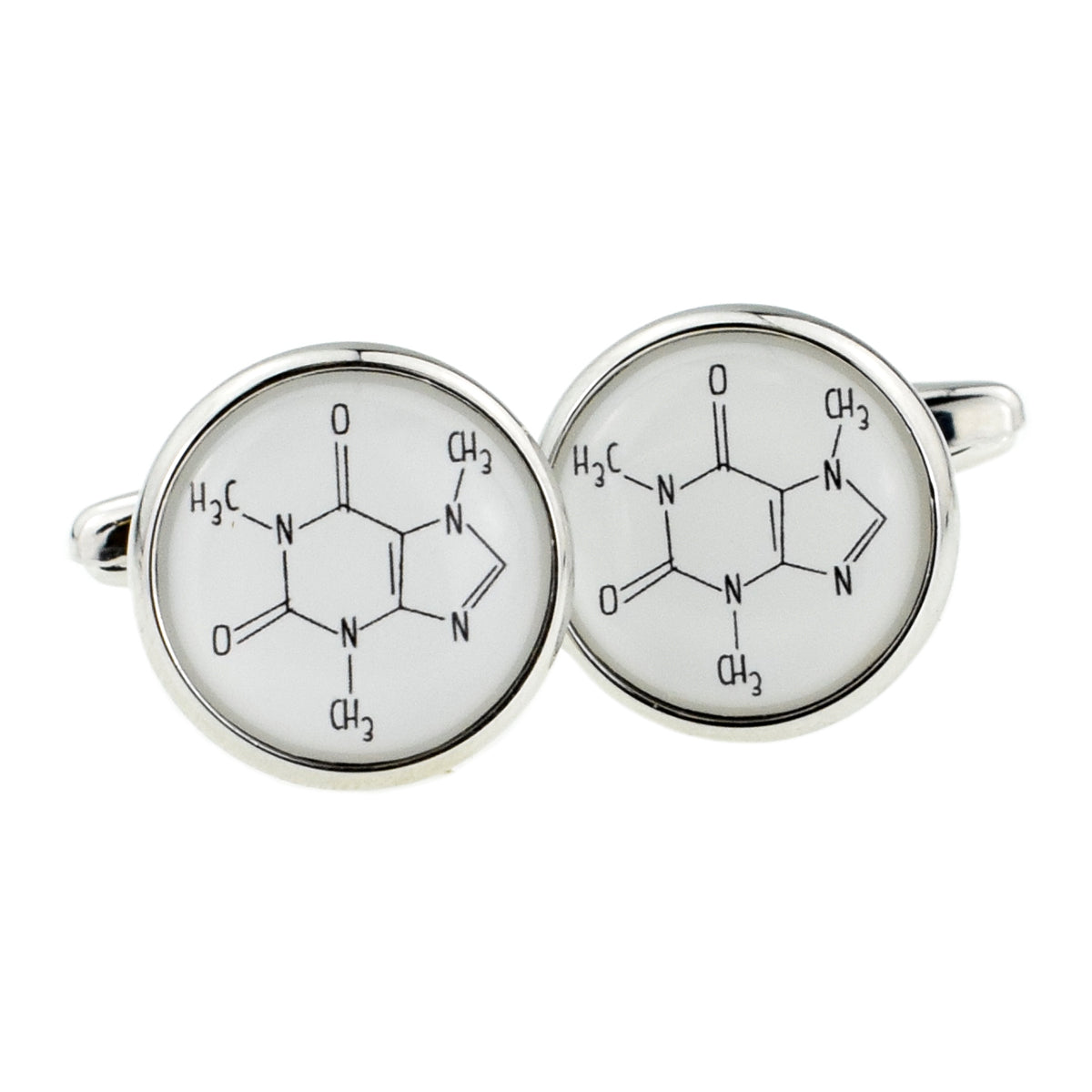 Chemical Map for Coffee Design Cufflinks | Ashton and Finch
