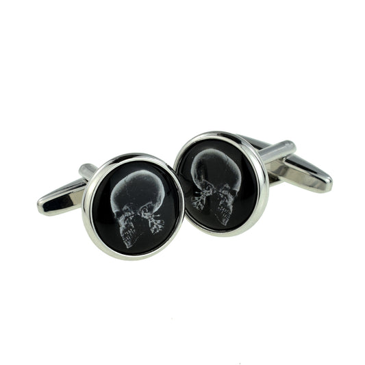 X Ray Skull Design Cufflinks | Ashton and Finch