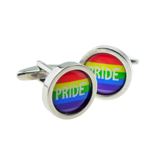 Gay Rainbow Design Pride Cufflinks | Ashton and Finch
