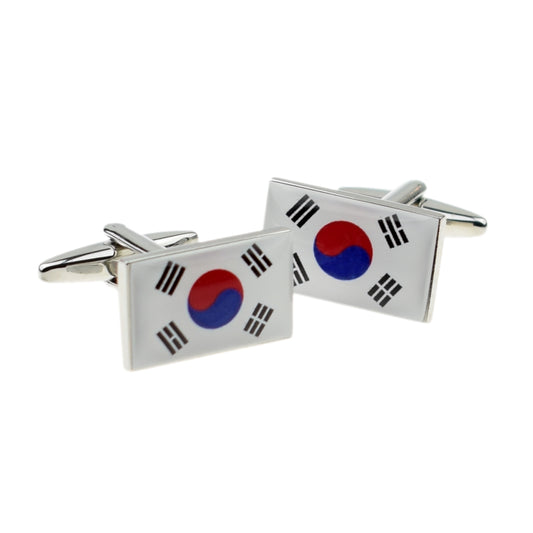 South Korea Flag Cufflinks | Ashton and Finch
