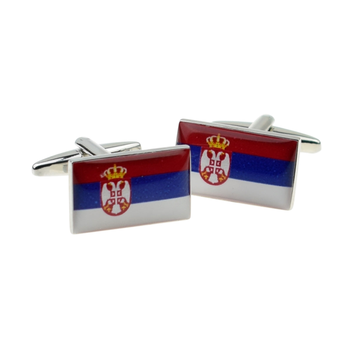 Serbia Flag Cufflinks | Ashton and Finch