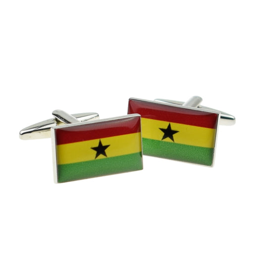 Ghana Flag Cufflinks | Ashton and Finch