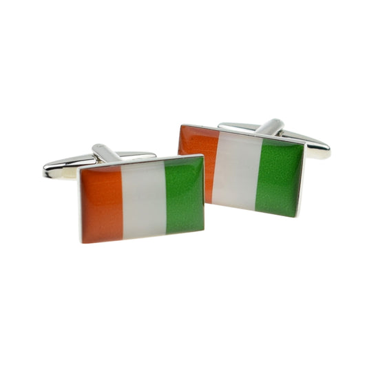 Côte d'Ivoire Flag Cufflinks | Ashton and Finch