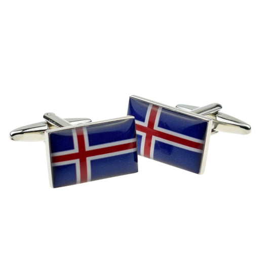 Iceland Flag Cufflinks | Ashton and Finch