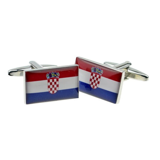 Croatia Flag Cufflinks | Ashton and Finch