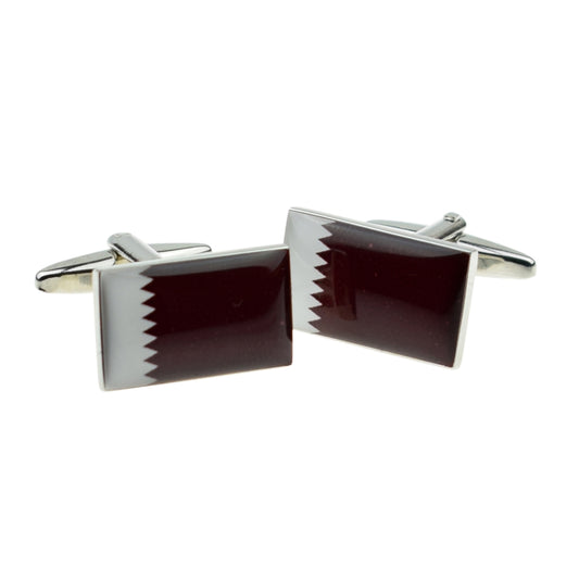 Qatar Flag Cufflinks | Ashton and Finch
