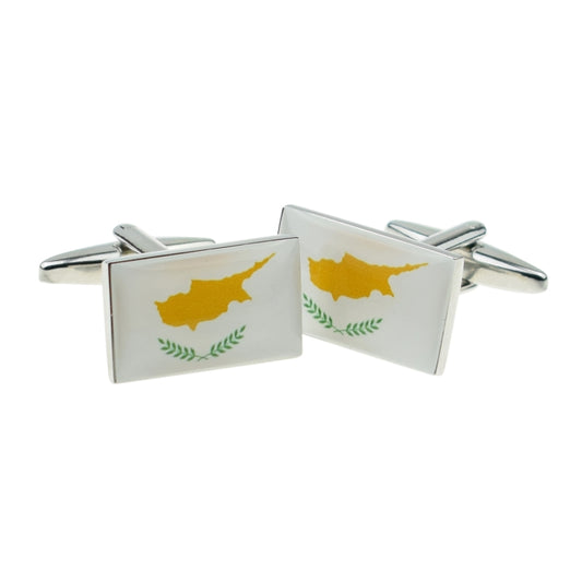 Cyprus Flag Cufflinks | Ashton and Finch