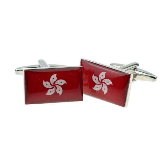 Hong Kong Flag Cufflinks | Ashton and Finch
