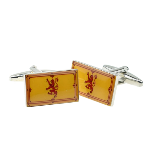 Rampant Lion Saltire Scotland Cufflinks | Ashton and Finch