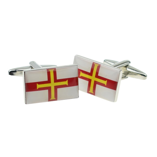 Guernsey Flag Cufflinks | Ashton and Finch