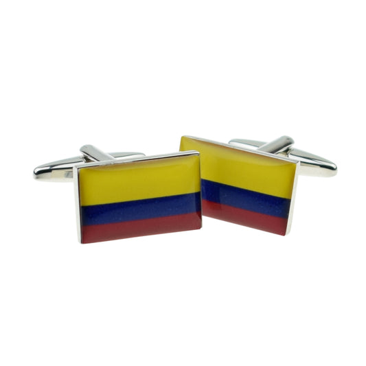 Colombia Country Flag Cufflinks | Ashton and Finch