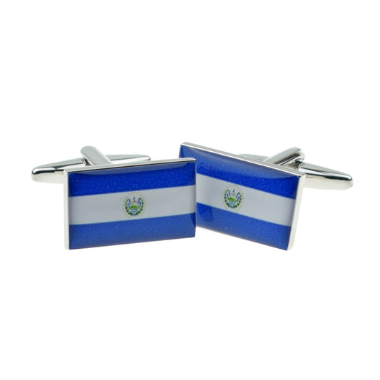 El Salvador Flag Cufflinks | Ashton and Finch