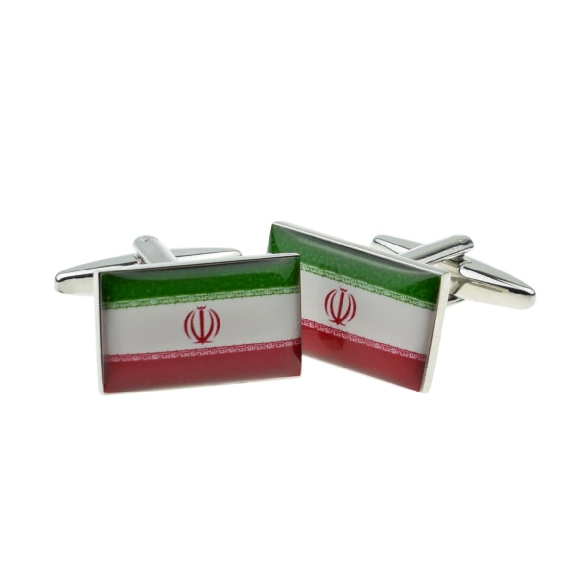 Iran Flag Cufflinks | Ashton and Finch