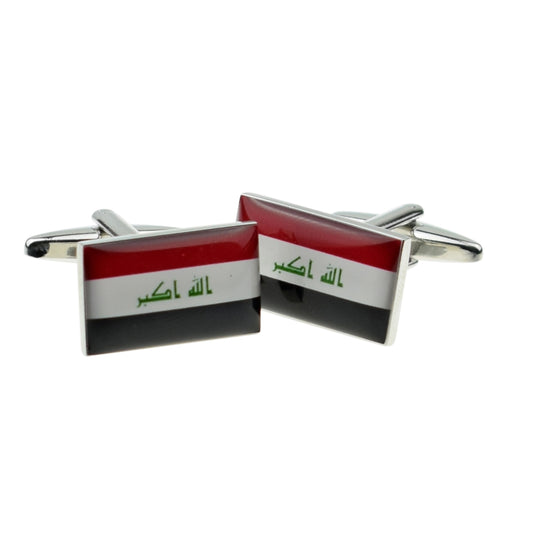 Iraq Flag Cufflinks | Ashton and Finch