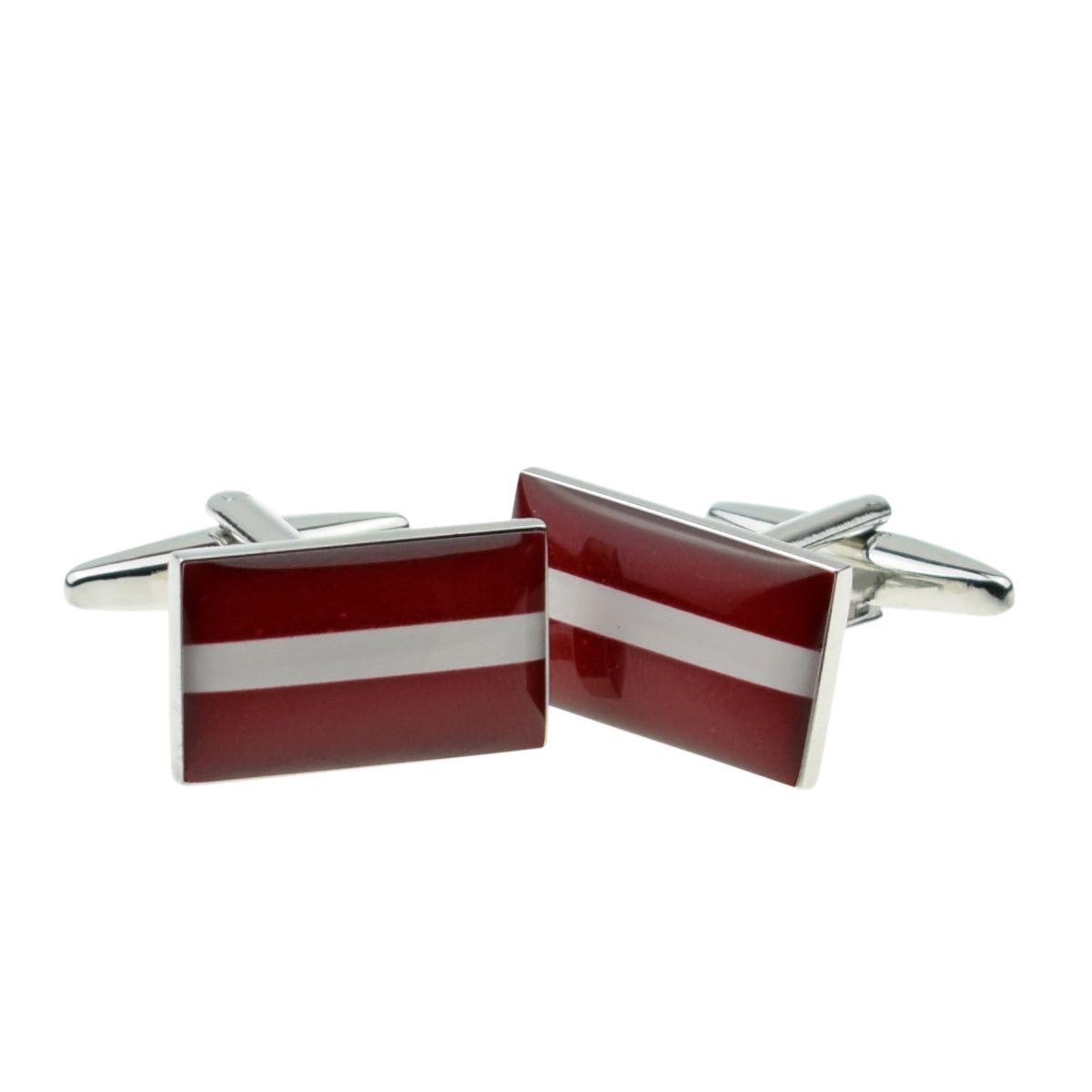 Latvia Flag Cufflinks | Ashton and Finch