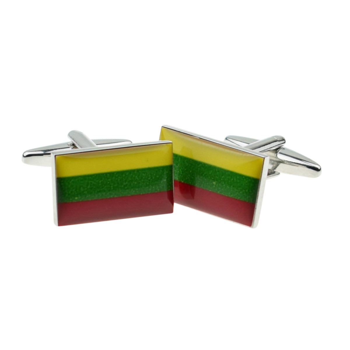 Lithuania Flag Cufflinks | Ashton and Finch
