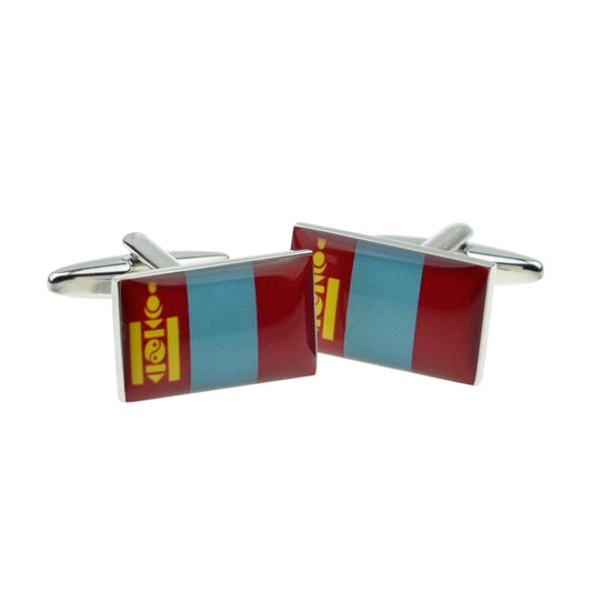 Mongolia Flag Cufflinks | Ashton and Finch