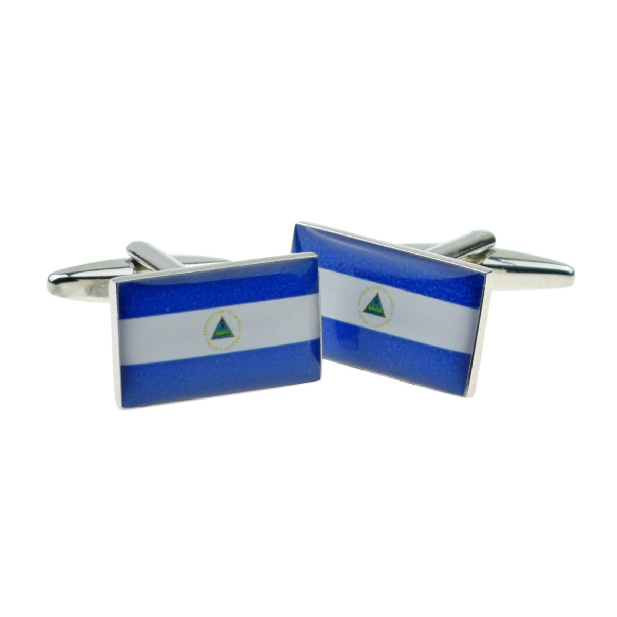 Nicaragua Flag Cufflinks | Ashton and Finch