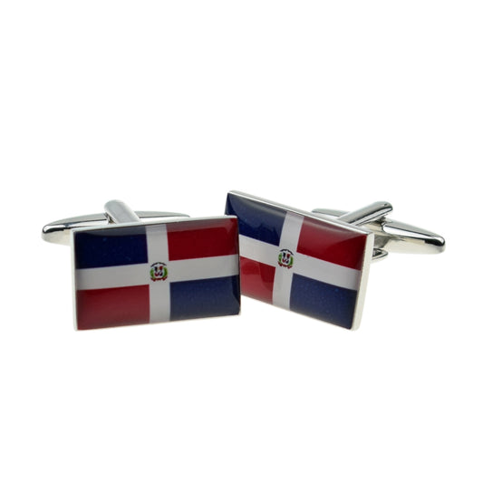 Dominican Republic Flag Cufflinks | Ashton and Finch
