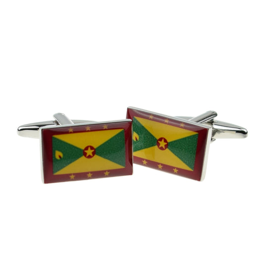 Grenada Flag Cufflinks | Ashton and Finch