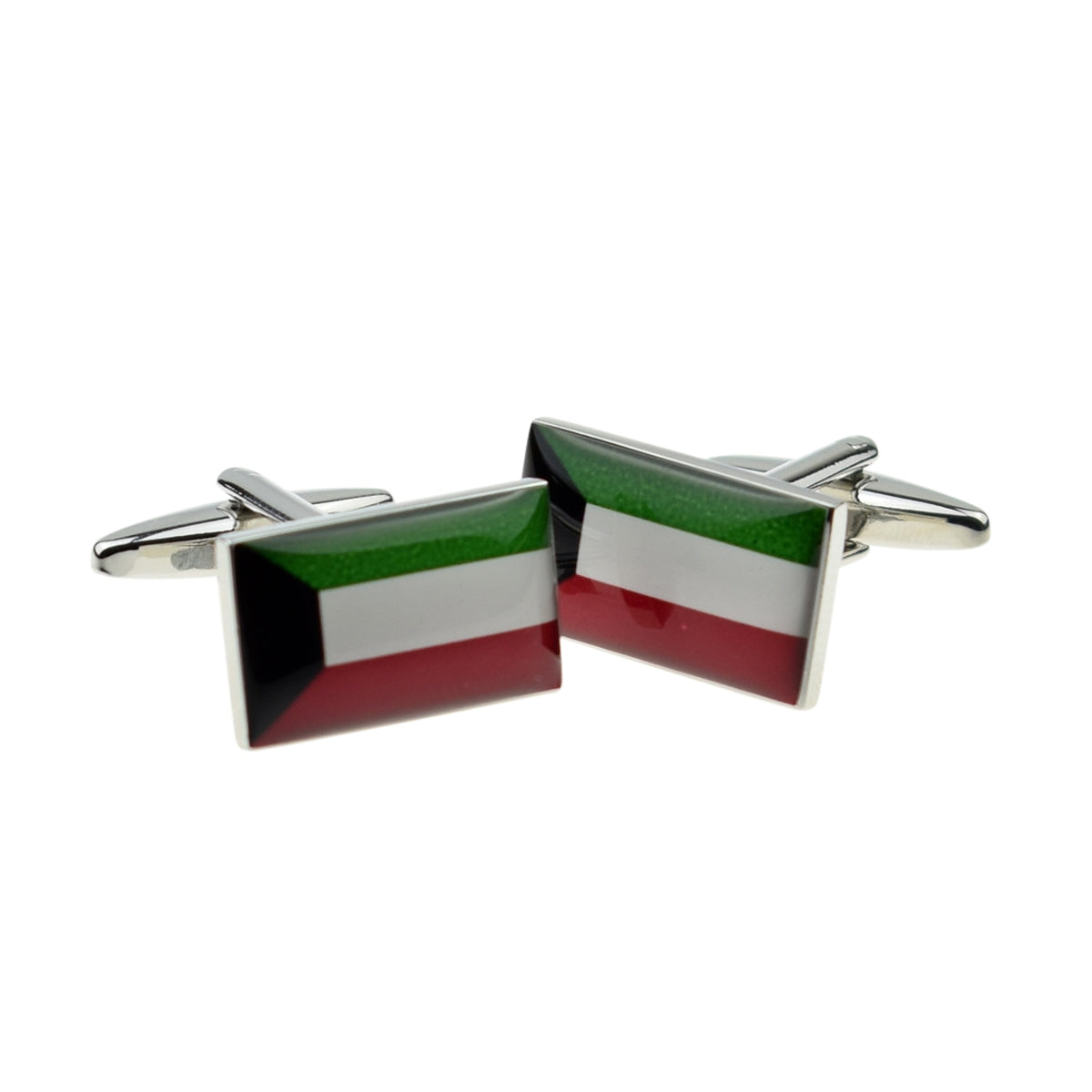 Kuwait Flag Cufflinks | Ashton and Finch